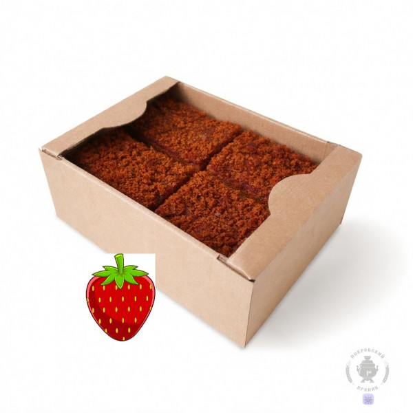№3 Пряник 1кг с фруктовой начинкой Клубника в Бугуруслане