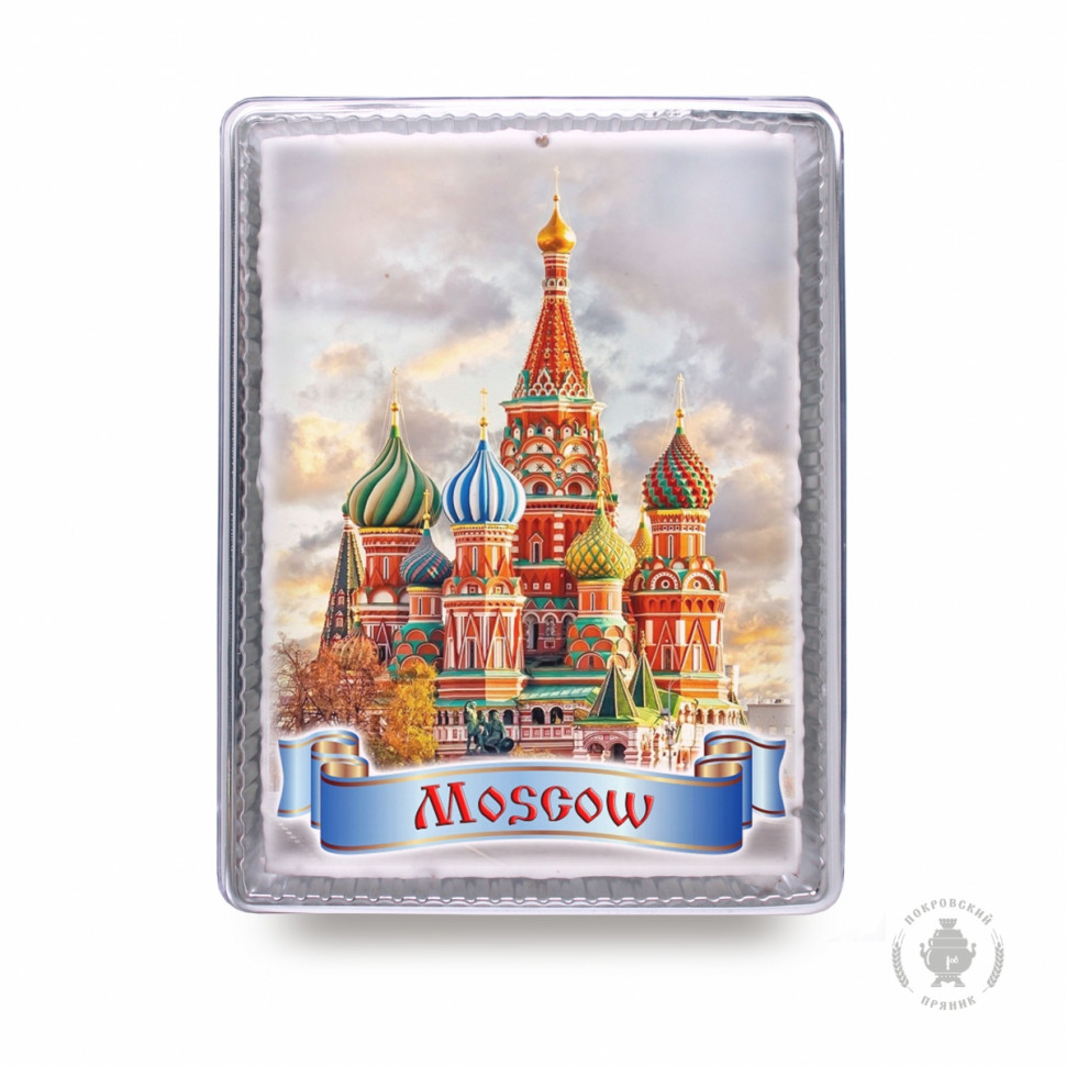  Пряник 600г MOSCOW с фотопечатью (в подарочной пластиковой упаковке)  в Бугуруслане