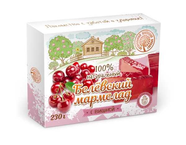 №2 Мармелад белевский "Вишня" 230г в Бугуруслане