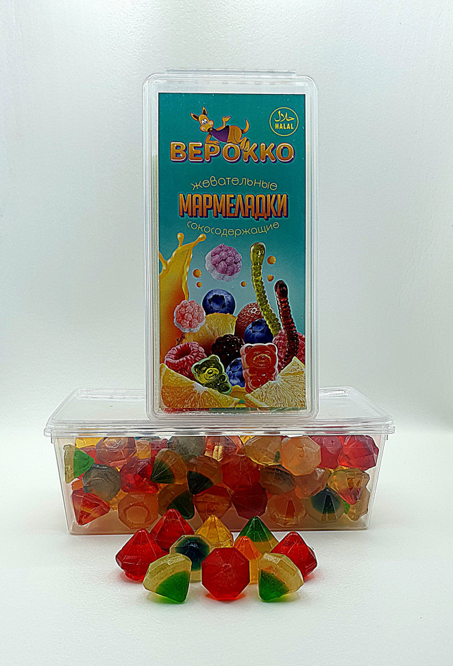  Жевательный мармелад Самоцветы, 250г      в Бугуруслане