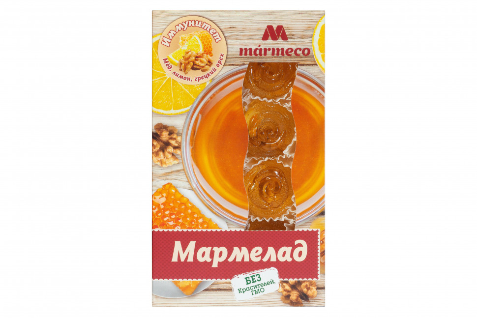  Мармелад "Иммунитет"  Мёд, лимон, грецкий орех, 180г  в Бугуруслане